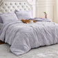 Graceful Bow Jacquard Comforter Set