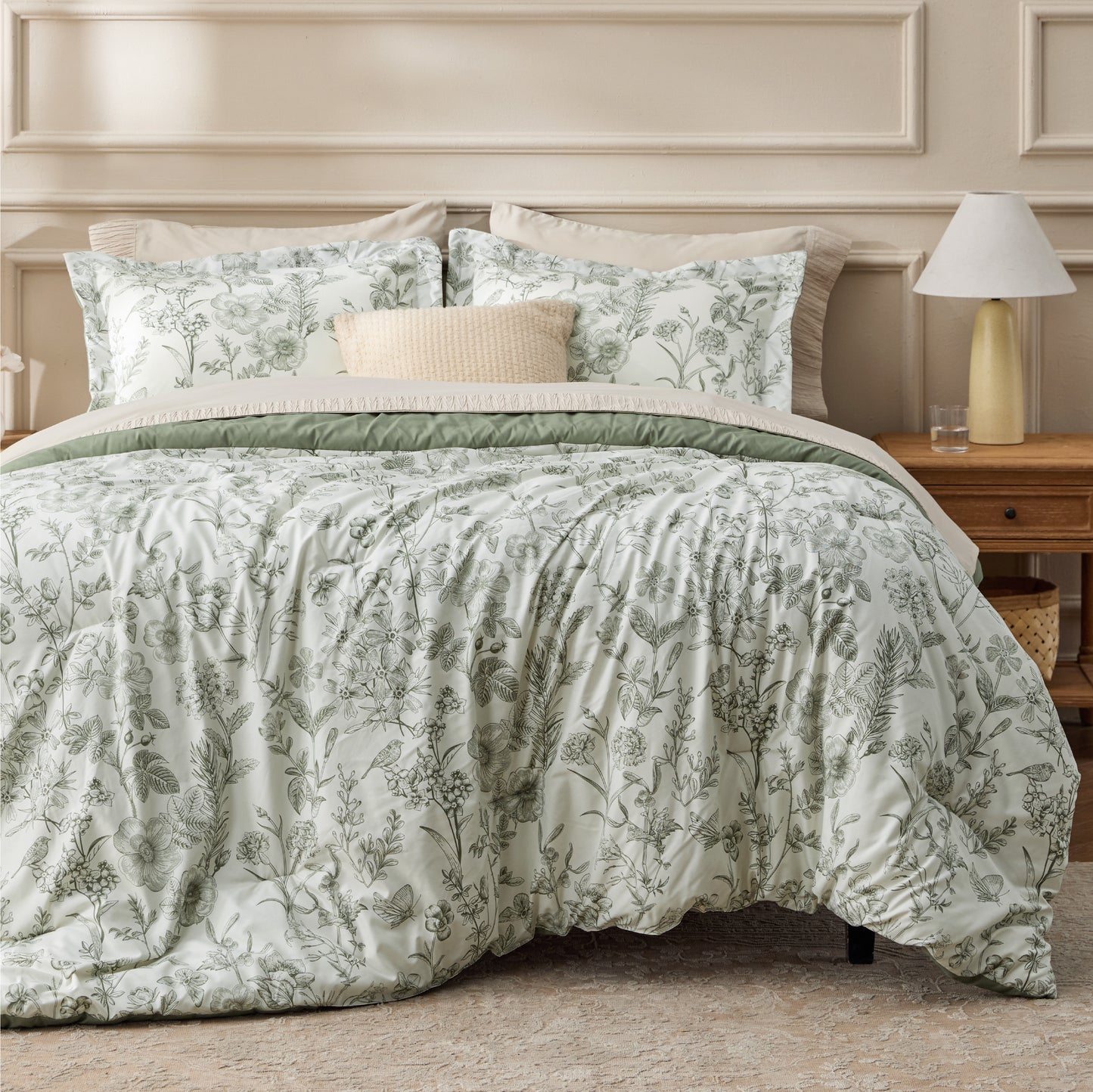Floral Comforter Set