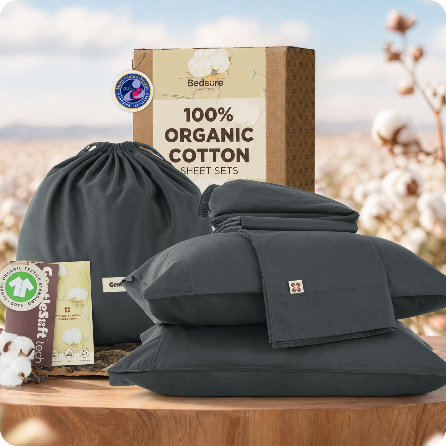 PureWoven™ Organic Cotton Sheet Set
