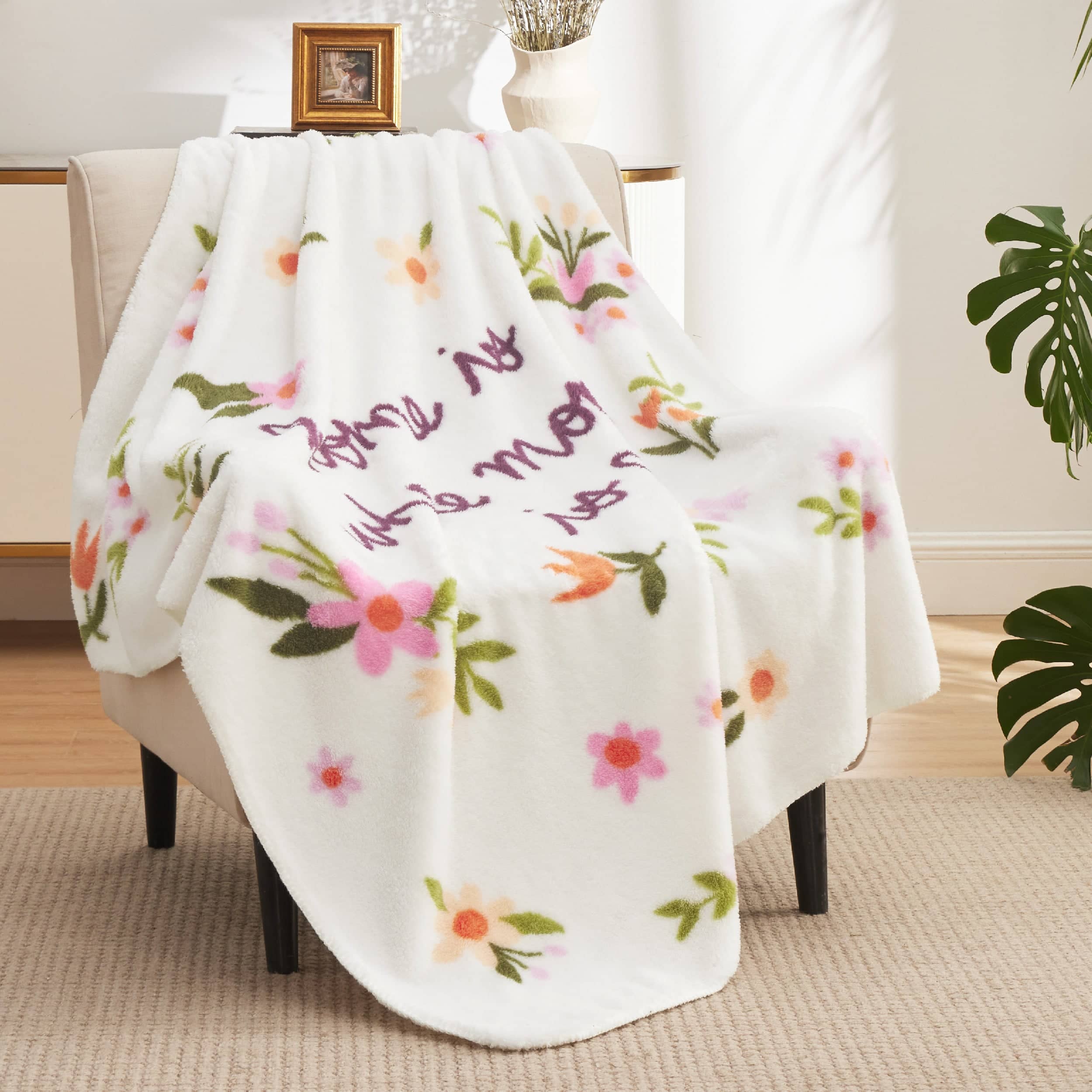 Bedsure Soft Patchwork Mothers Day Gifts Blanket