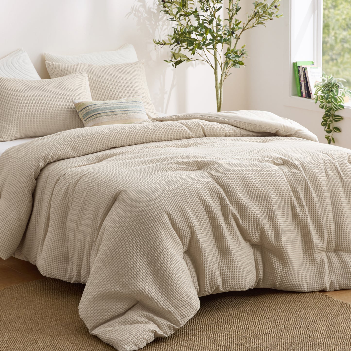 Classic Waffle Comforter Set