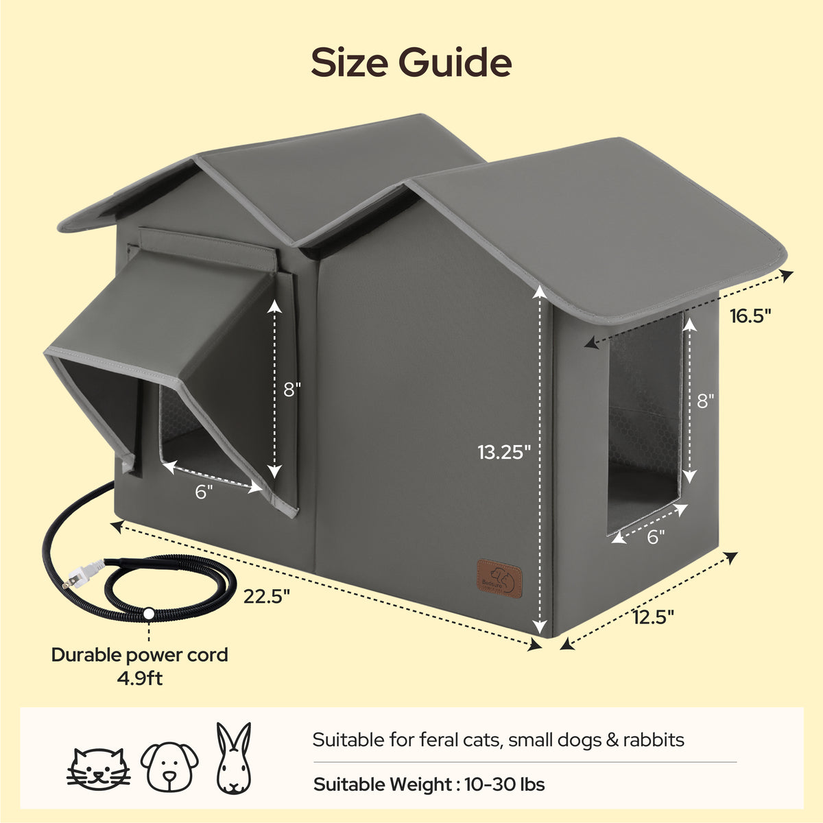 Heated Outdoor Cat House