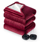 GentleSoft® Solid Flannel Heated Blanket