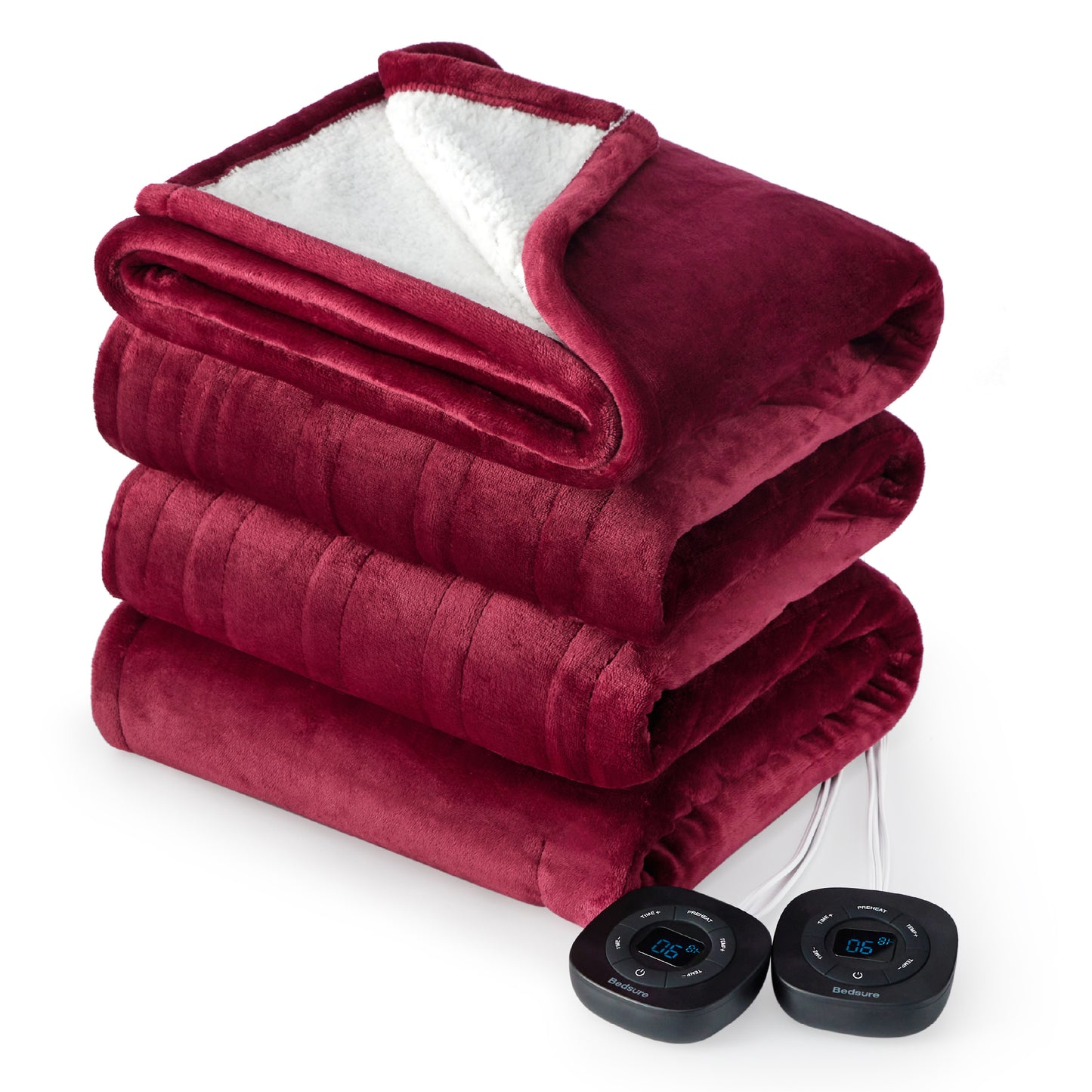GentleSoft® Solid Flannel Heated Blanket