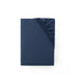 GentleSoft bamboo fitted sheet in navy blue with elastic edge
