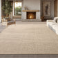 Faux Wool Area Rug