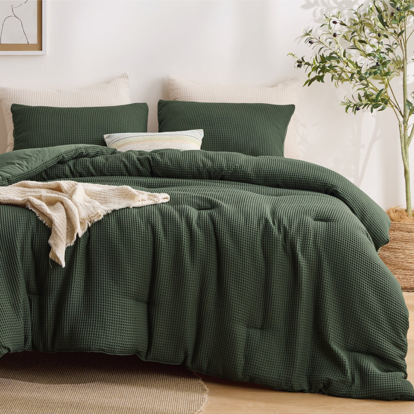 Classic Waffle Comforter Set