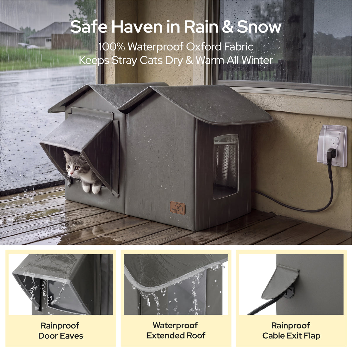 Heated Outdoor Cat House