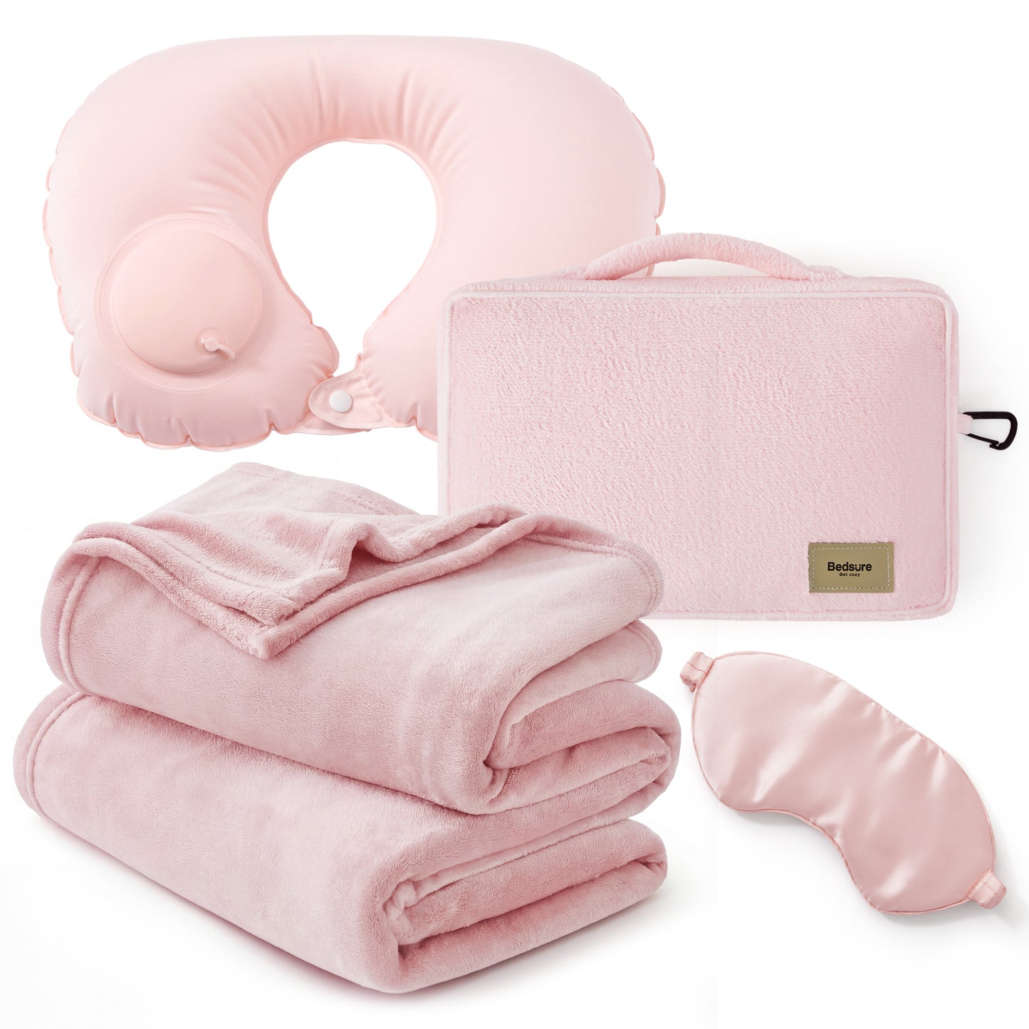 4-Piece Flannel Travel Essential Set