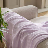 100% Cotton Waffle Weave Blankets