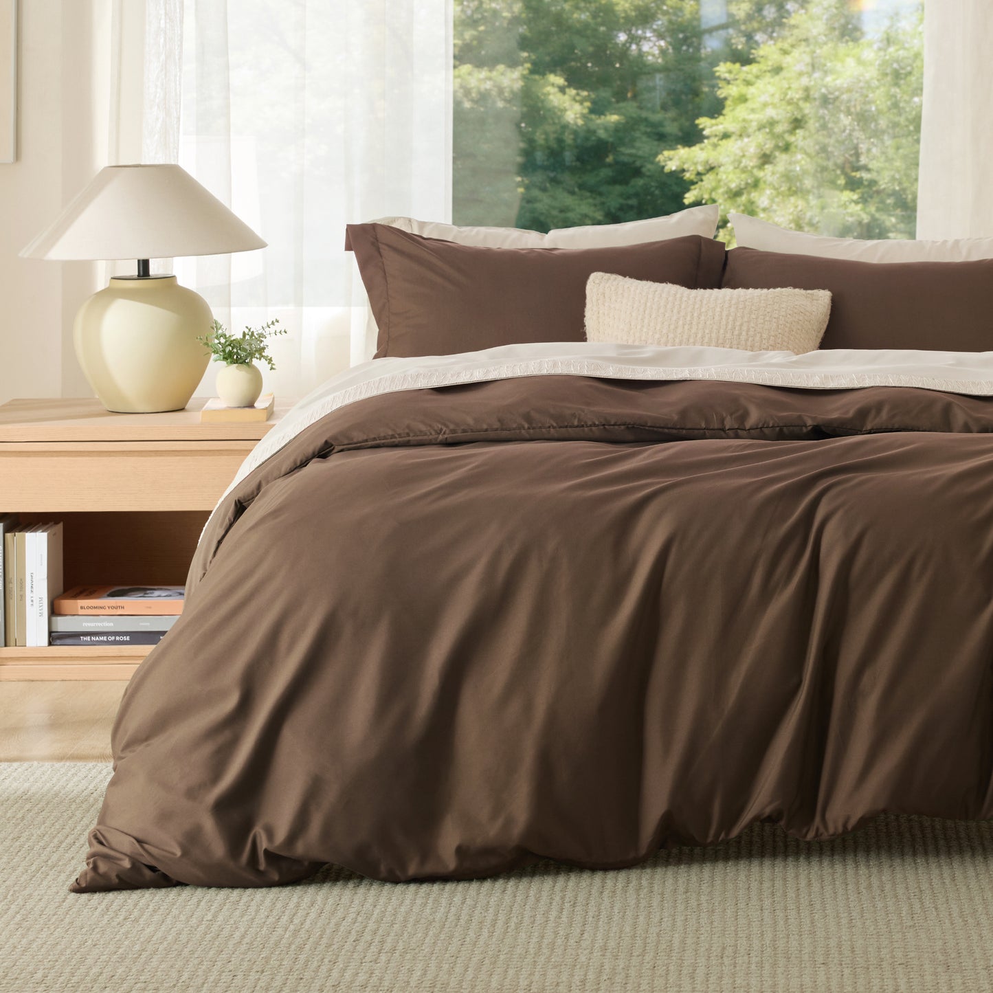 Brushed Microfiber Duvet Cover Set