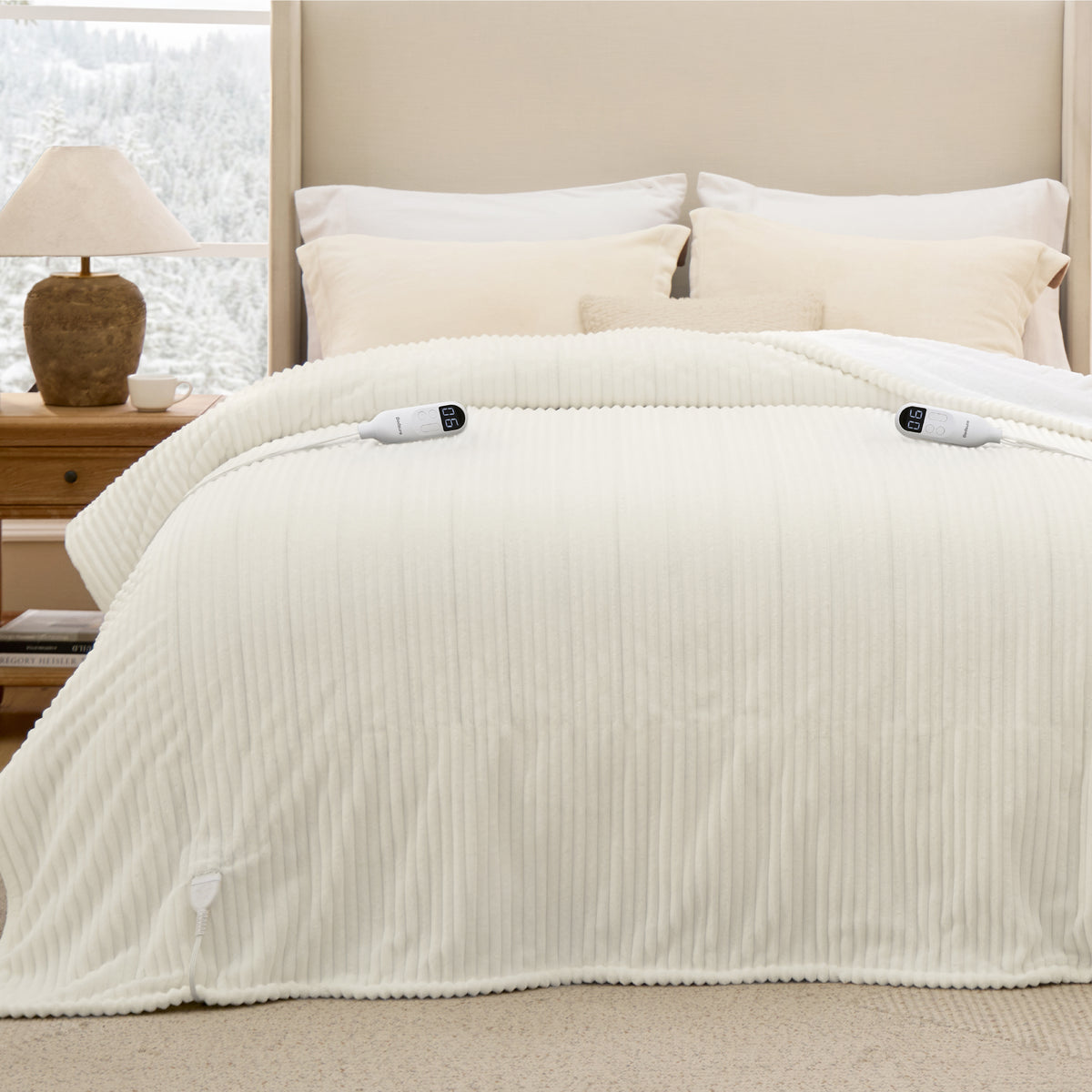 Ribbed Heated Blanket