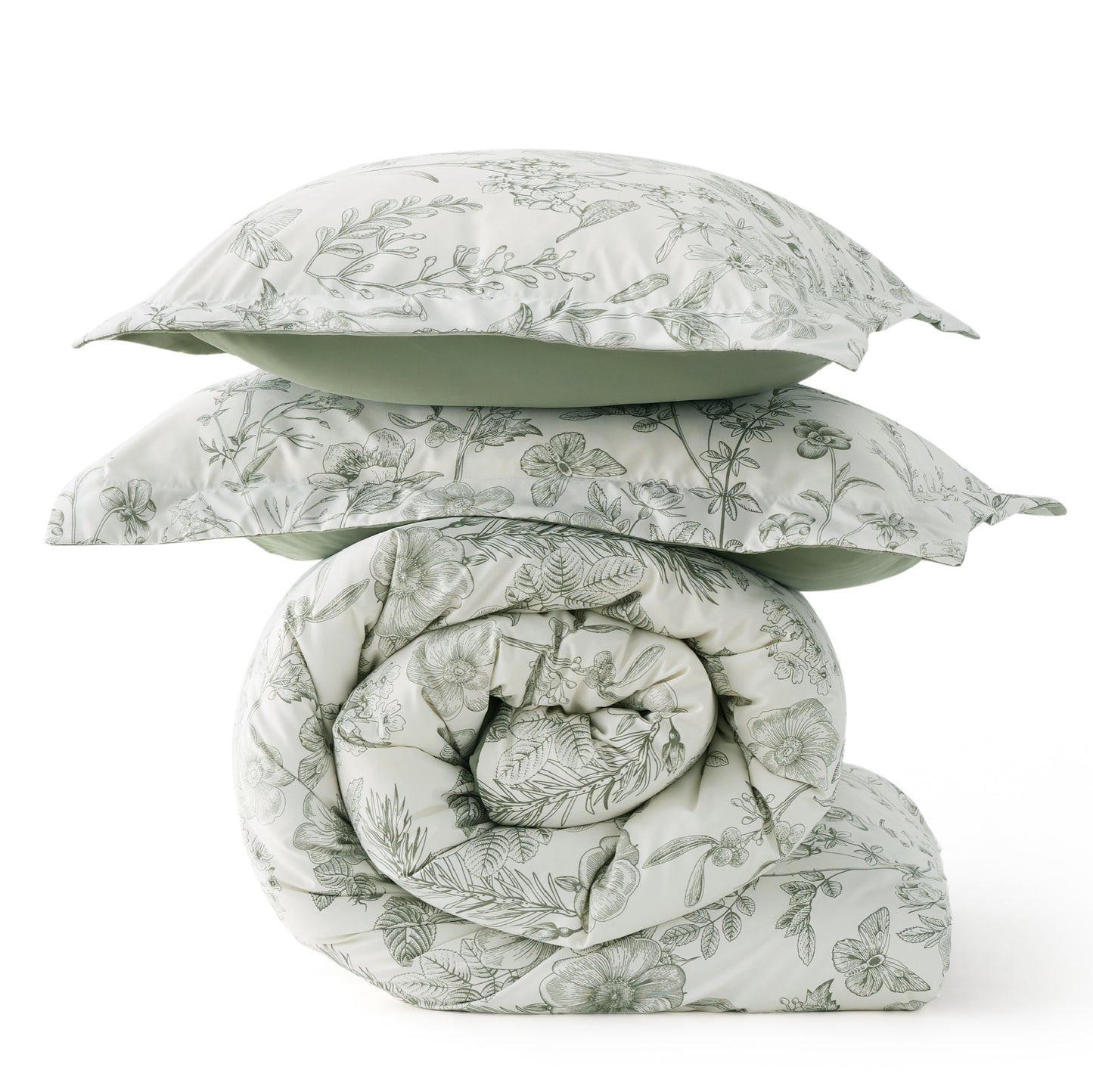 Retro Botanical Comforter Set