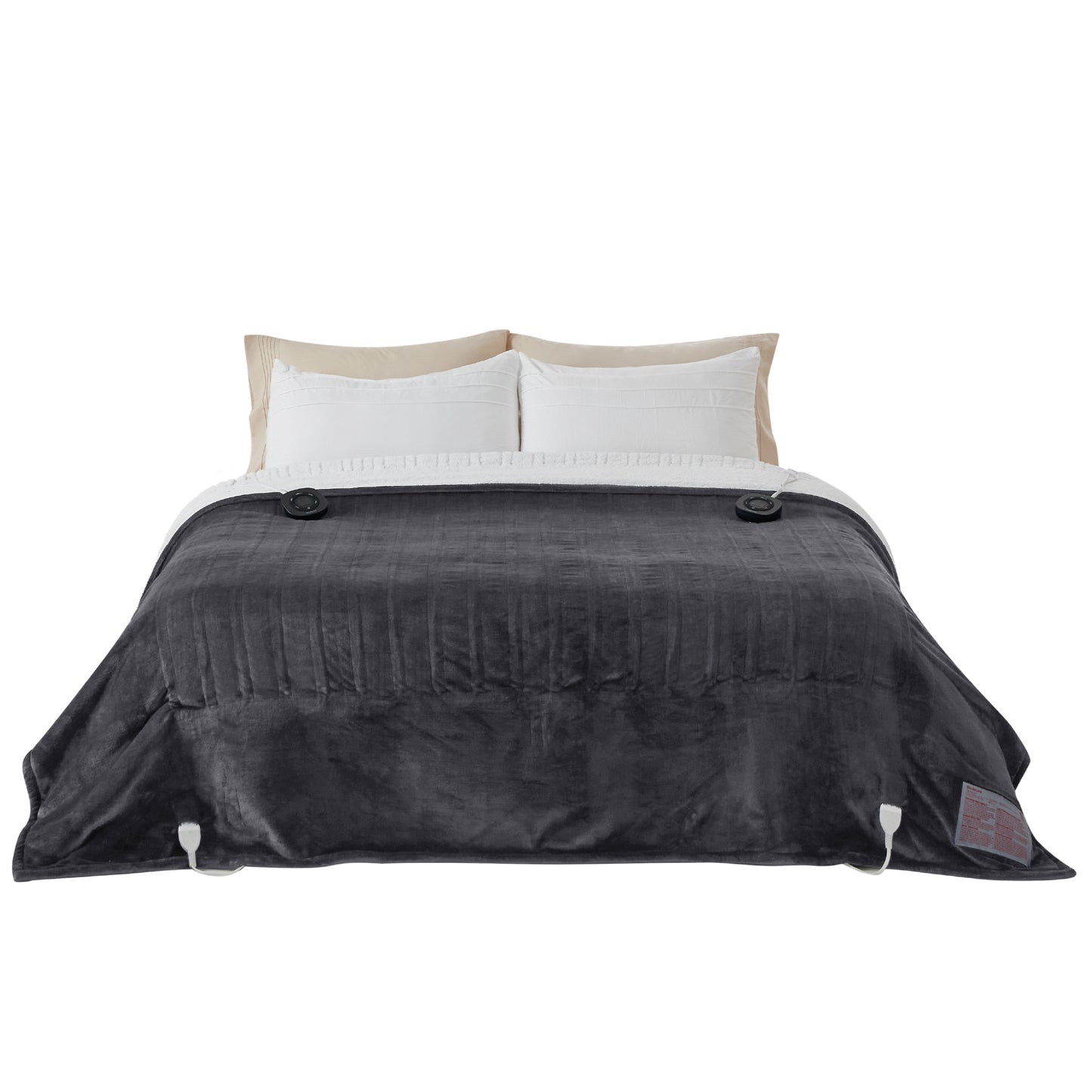 GentleSoft® Solid Flannel Heated Blanket