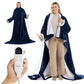 Full-body Sherpa Fleece Heated Blanket Hoodie