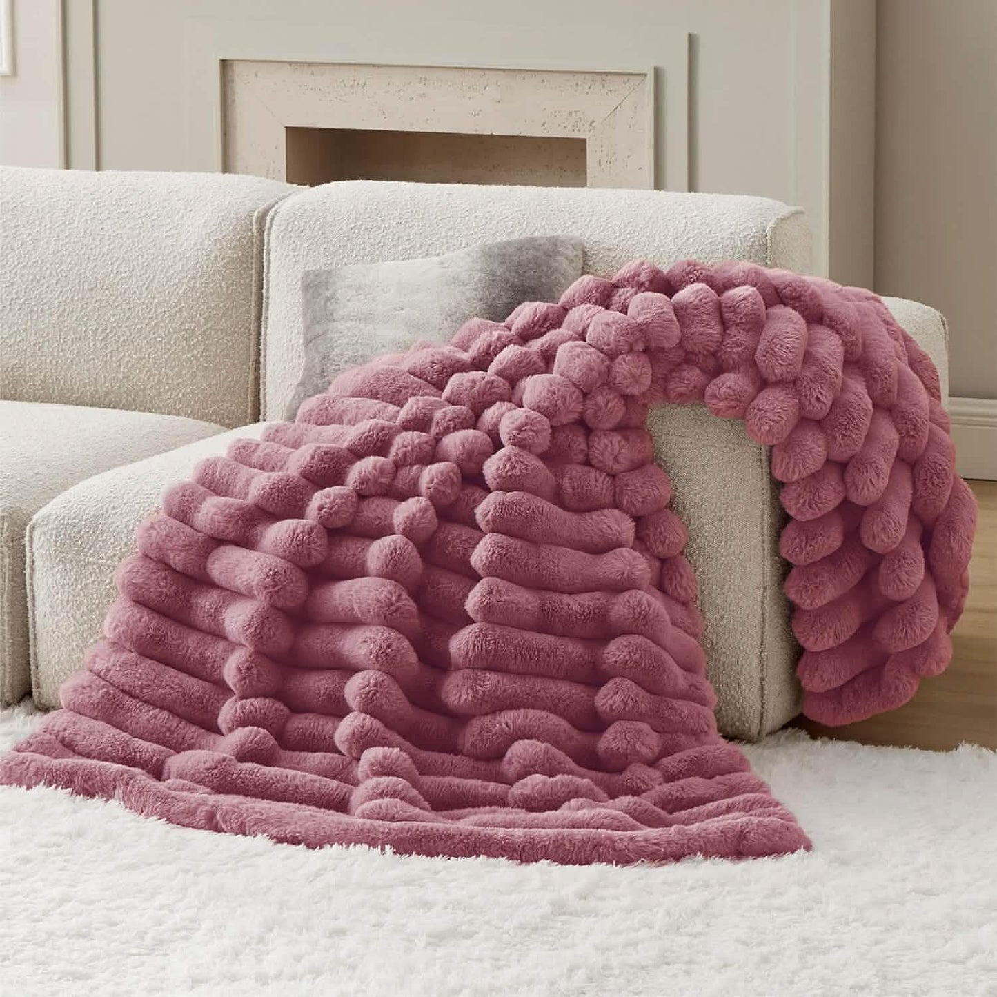 Plush Stripe Blanket