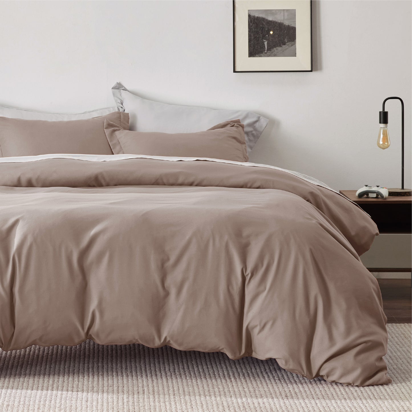 Brushed Microfiber Duvet Cover Set