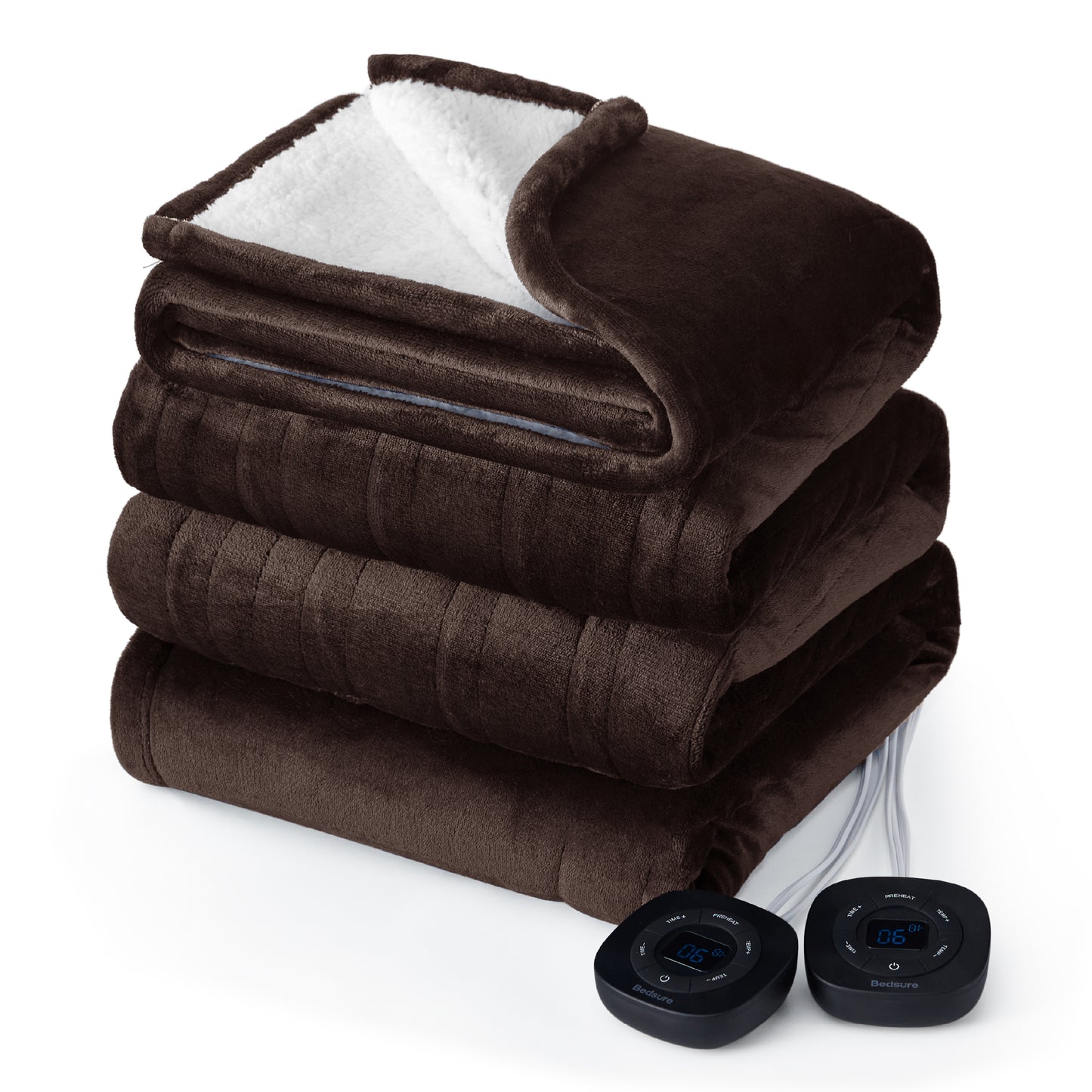 GentleSoft® Solid Flannel Heated Blanket