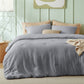 Prewashed Plain Comforter Set