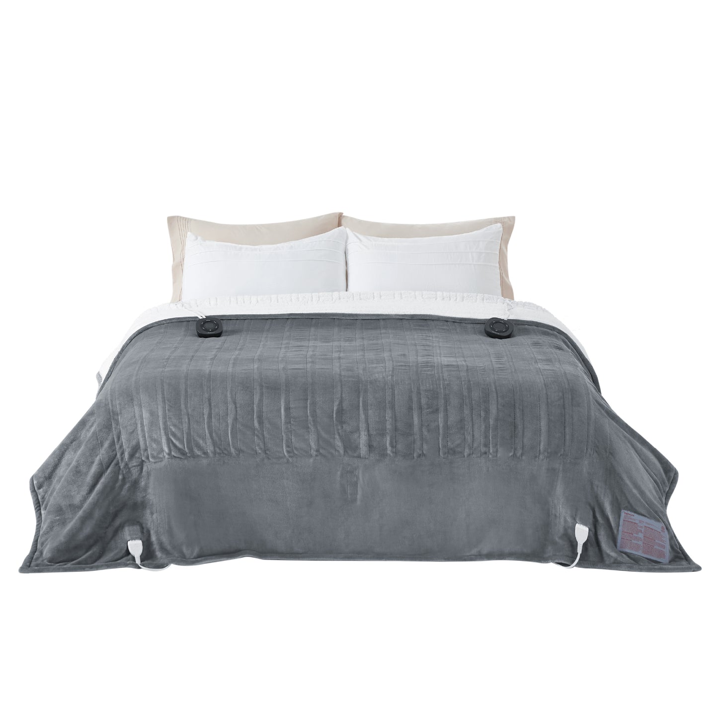 GentleSoft® Solid Flannel Heated Blanket