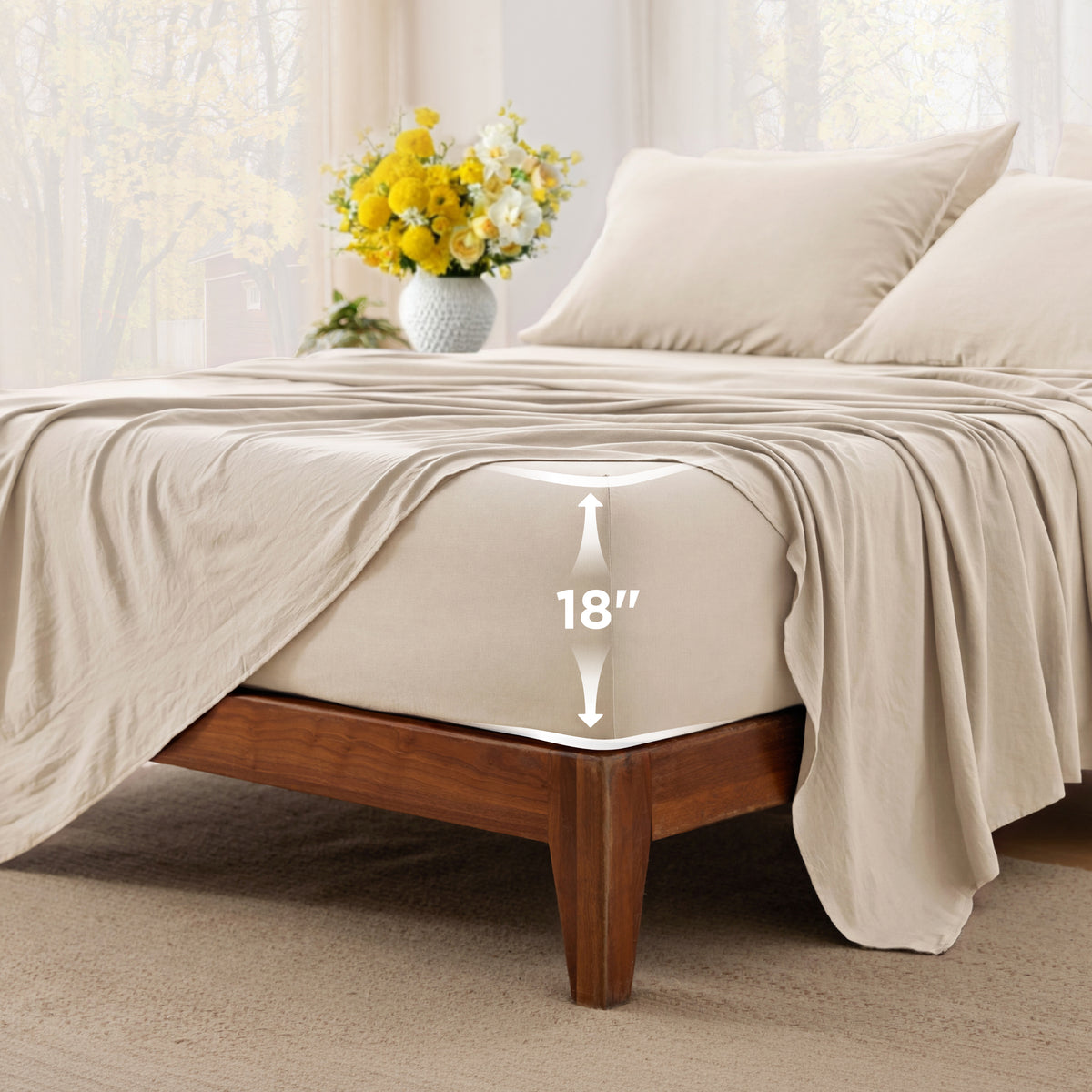 6-Pieces Extra Deep Sheet Sets