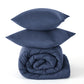 Prewashed Plain Comforter Set