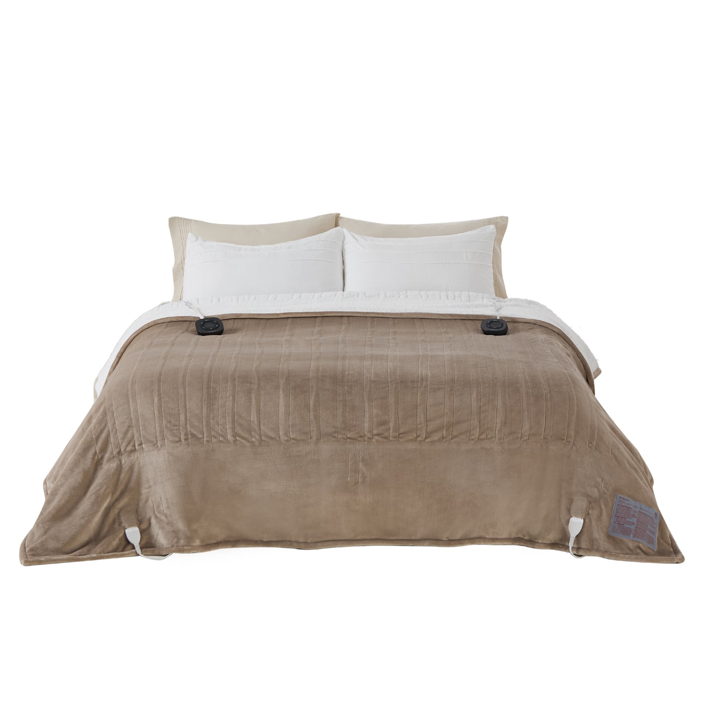 GentleSoft® Solid Flannel Heated Blanket