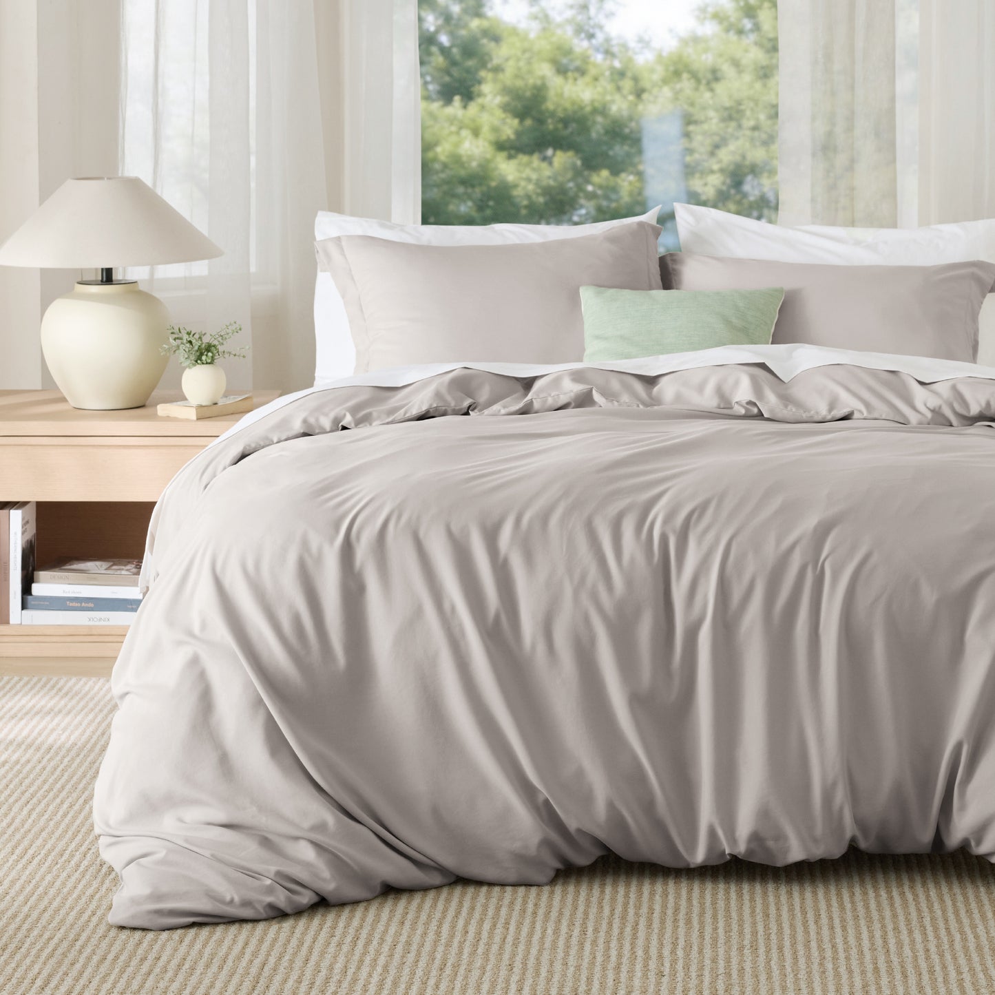 Brushed Microfiber Duvet Cover Set
