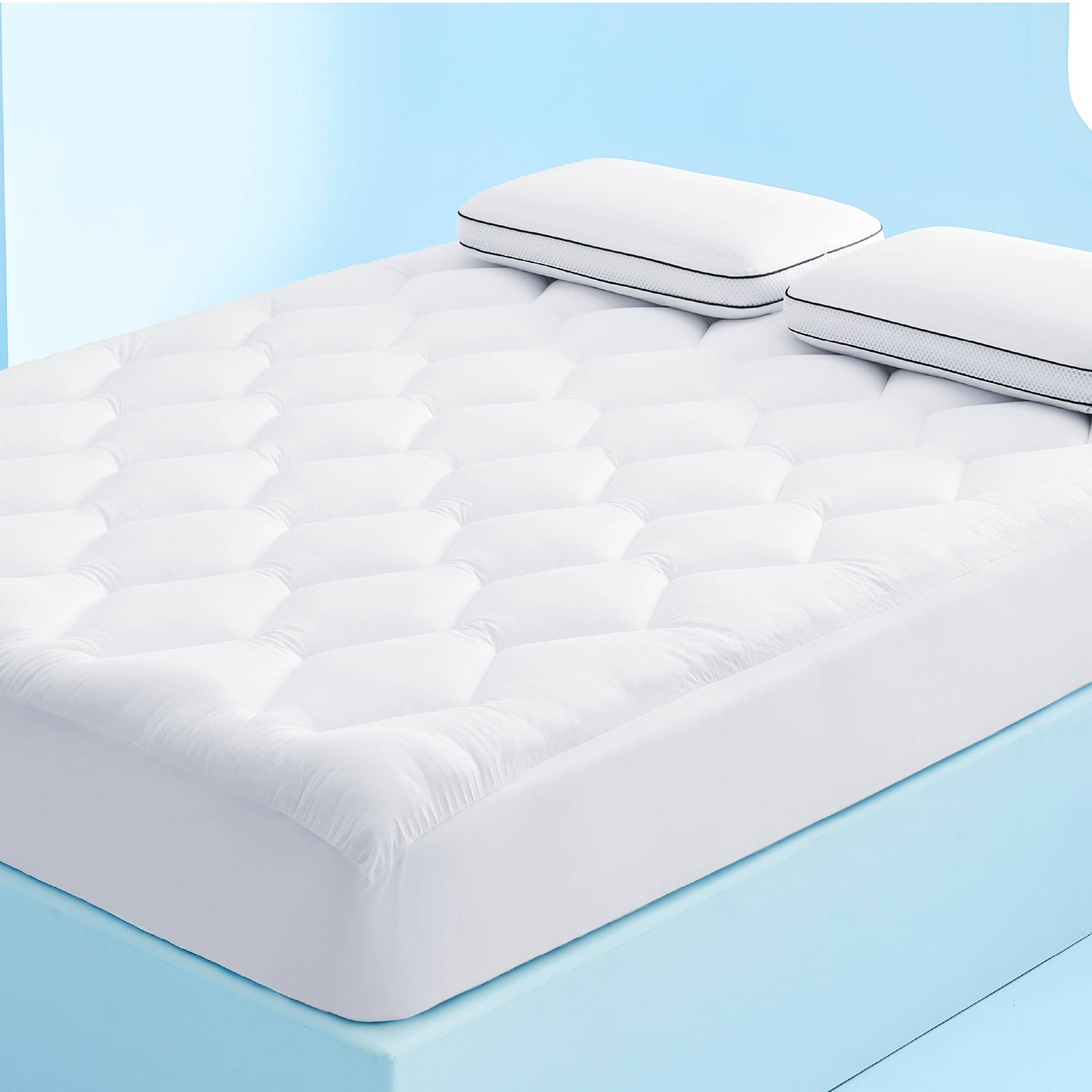 Bedsure Extra Cooling Mattress Pad with Thick Quilted Cover