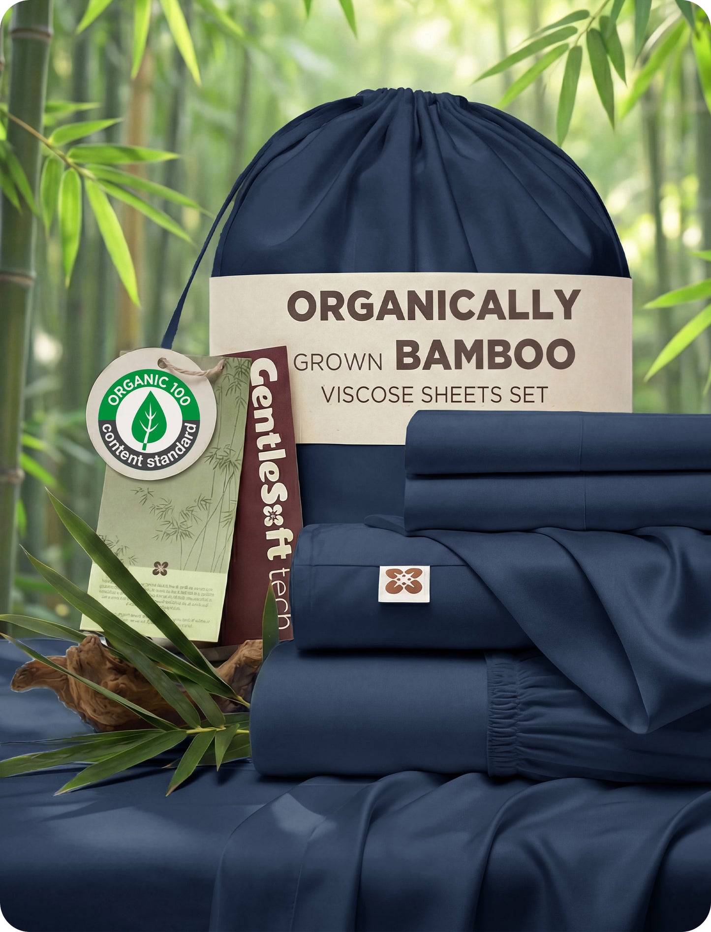 PureWoven™ Organically Grown Bamboo Viscose Sheet Set