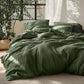 GentleSoft® Cotton Linen Hybrid Duvet Cover Set