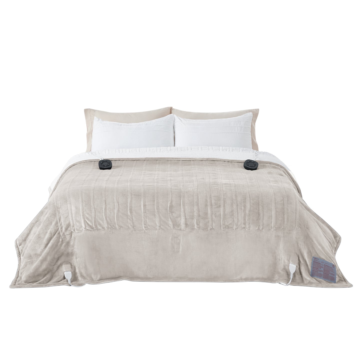 GentleSoft® Solid Flannel Heated Blanket