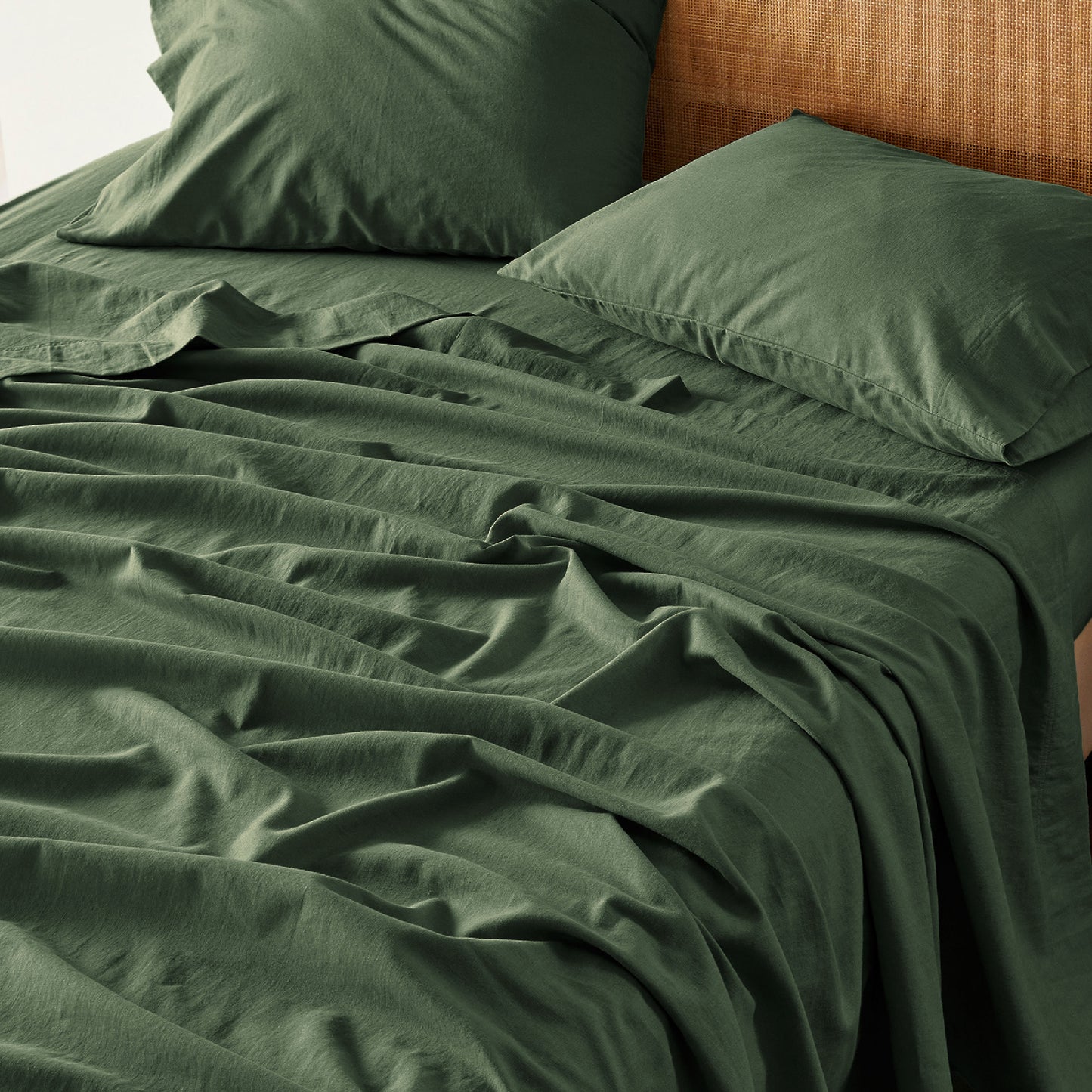 GentleSoft® Cotton-Linen Blend Sheet Set