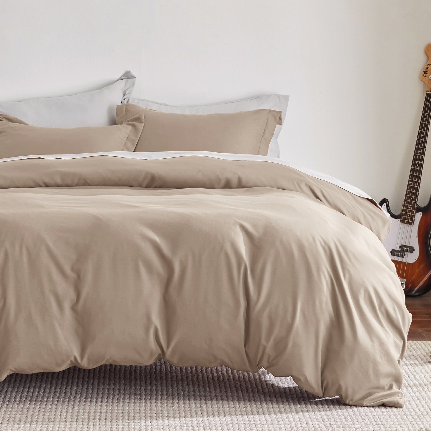 Brushed Microfiber Duvet Cover Set