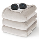 Bedsure Electric Heated Flannel Blanket