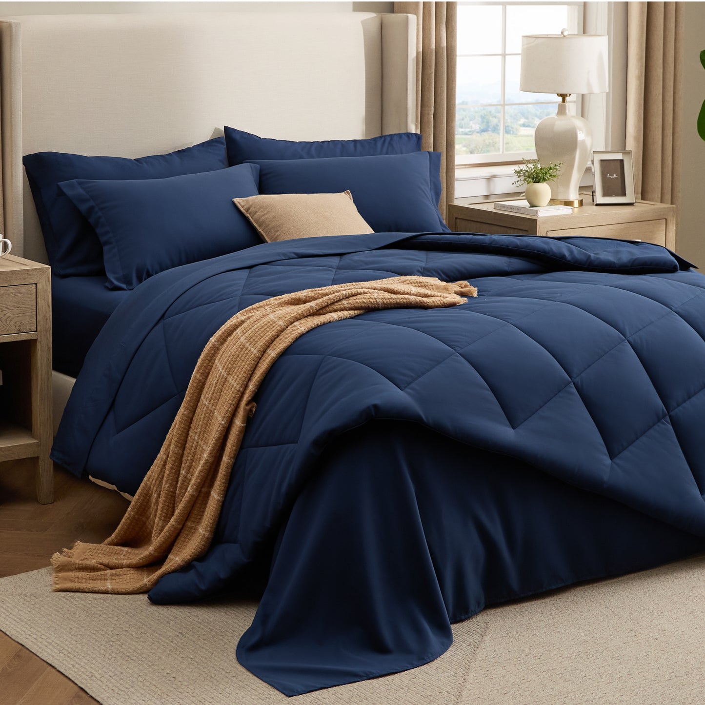 Gentlesoft® Diamond Quilted Bed-in-a-bag