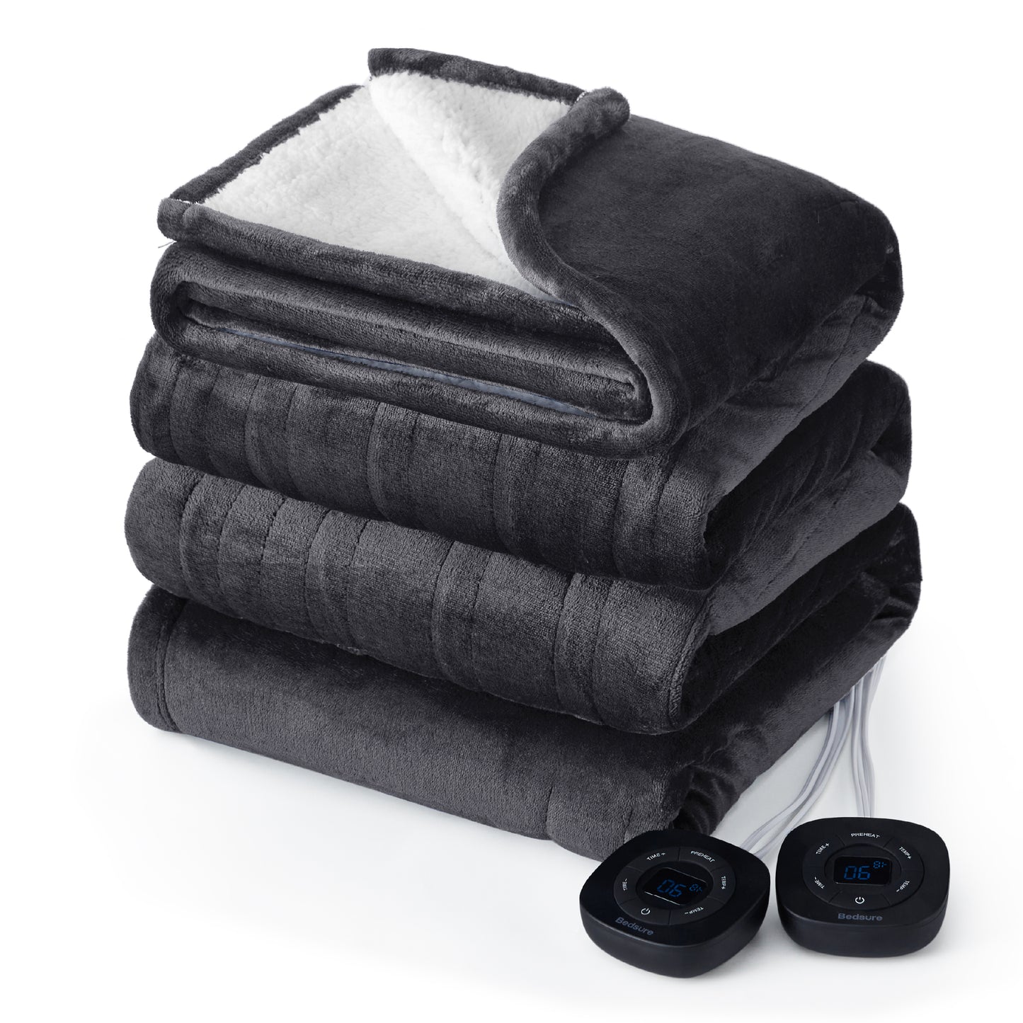 GentleSoft® Solid Flannel Heated Blanket