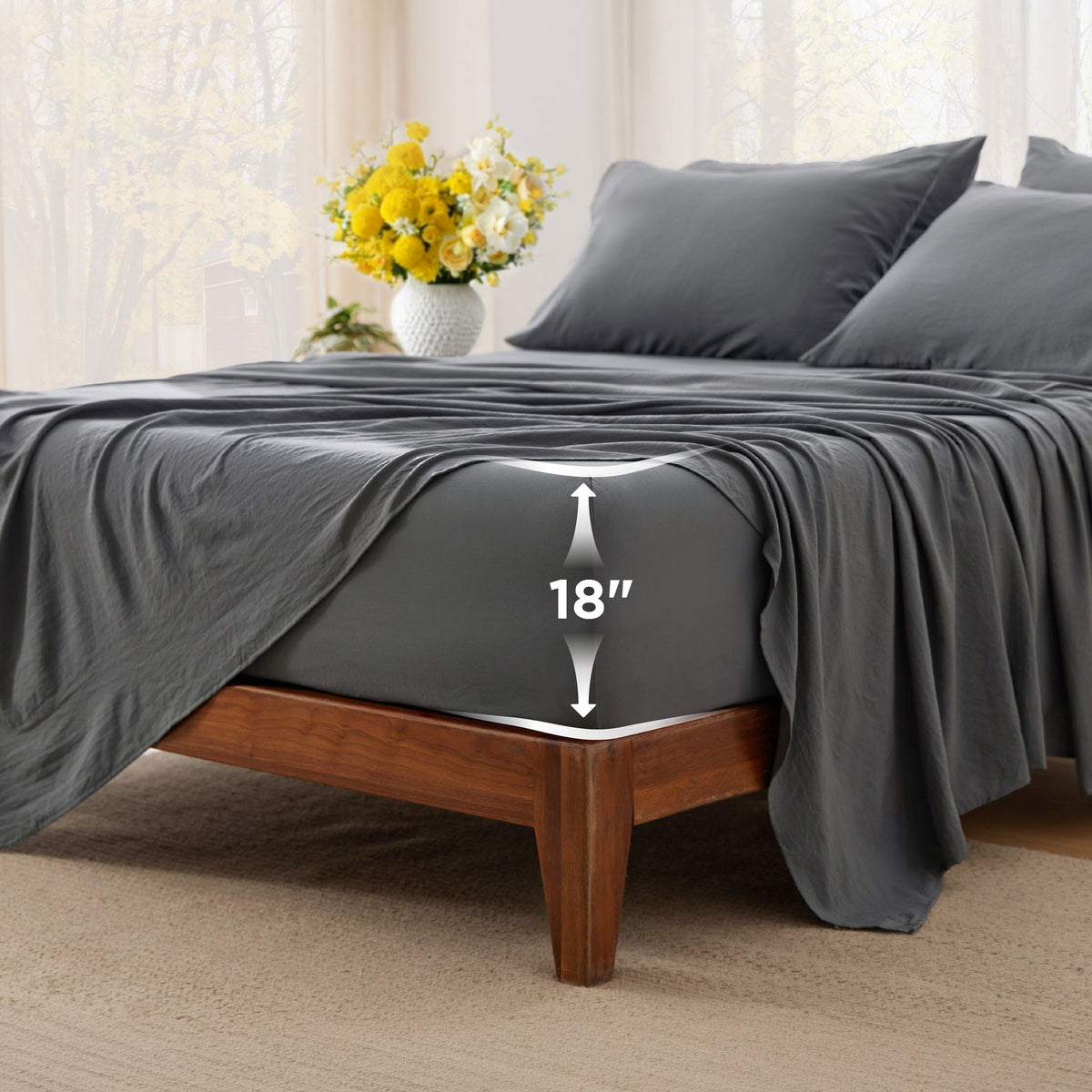 6-Pieces Extra Deep Sheet Sets