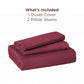 Brushed Microfiber Duvet Cover Set