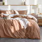 GentleSoft® Cotton Linen Hybrid Duvet Cover Set