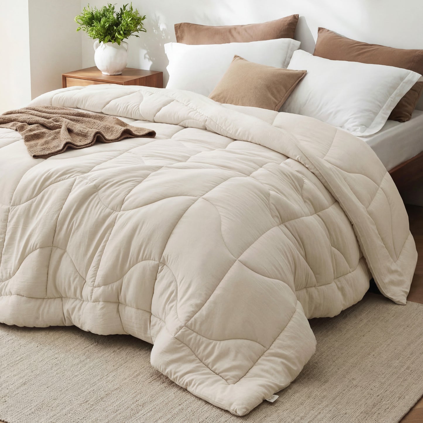 Prewashed Quilted Comforter