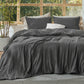 Rayon From Bamboo Cotton Muslin Duvet Cover Set