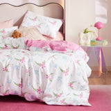 U by Bedsure Bow Tie Pattern Duvet Cover Set