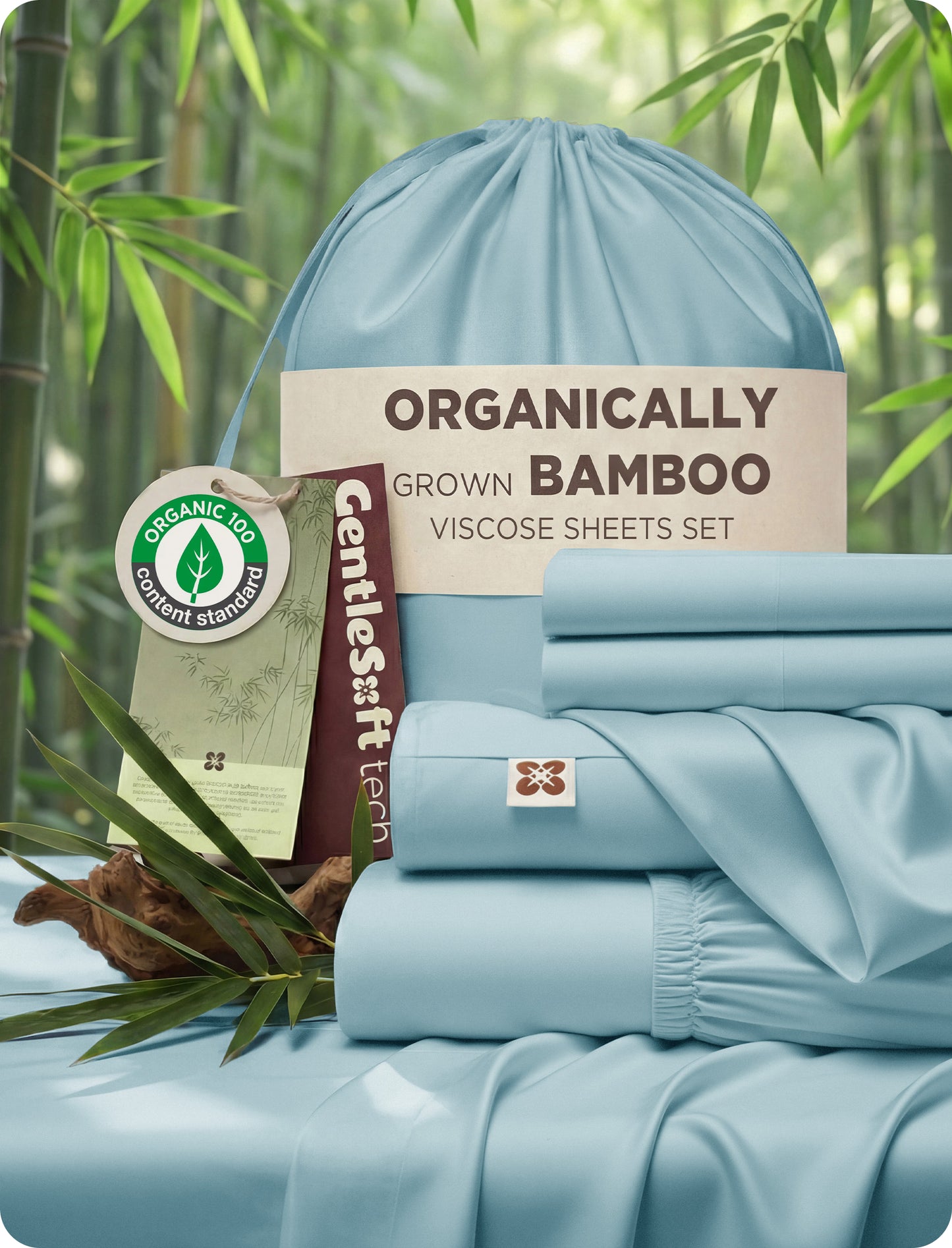 PureWoven™ Organically Grown Bamboo Viscose Sheet Set