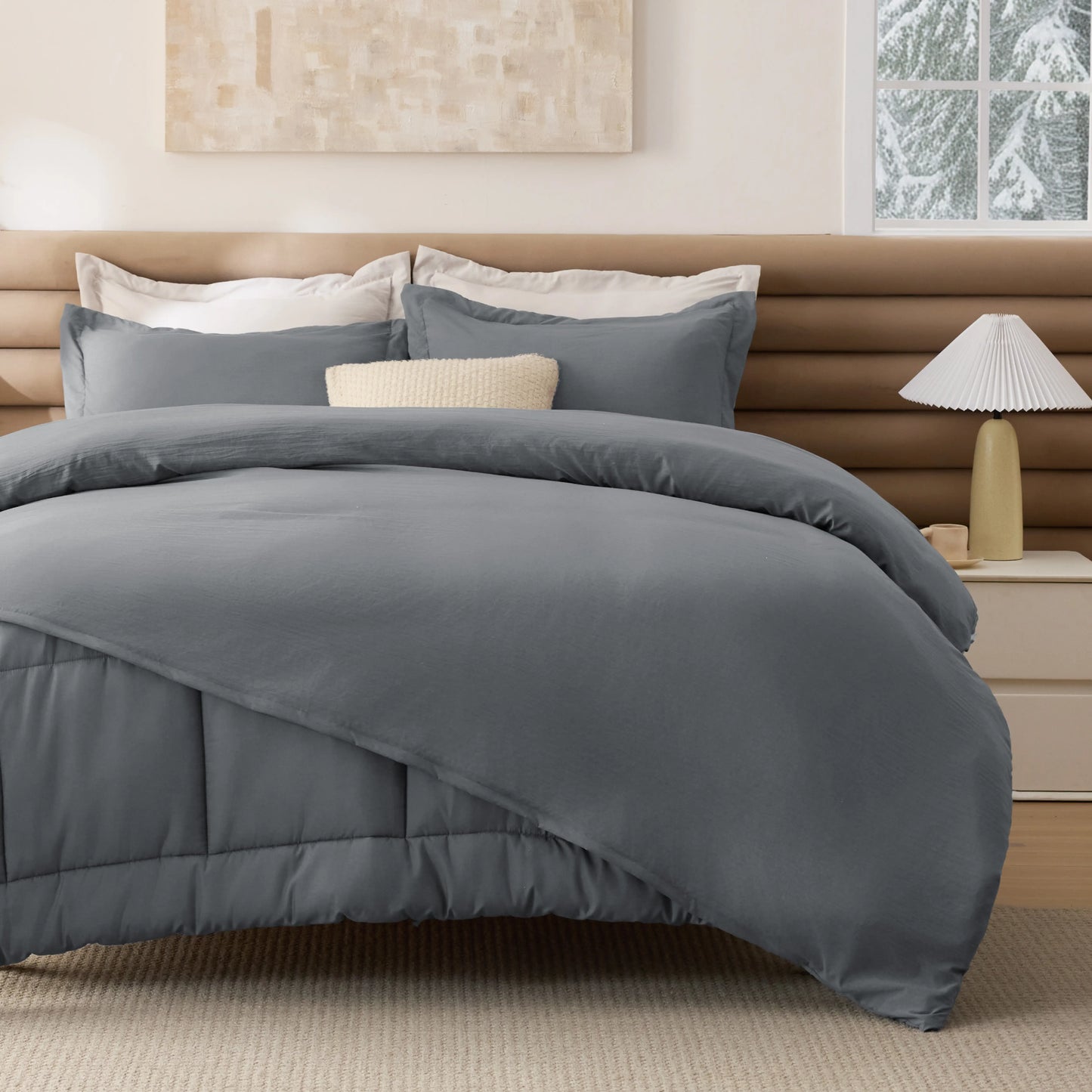 Prewashed Cotton-like Down Alternative Bed-in-a-bag