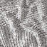 Air Yarn Knit Throw Blanket