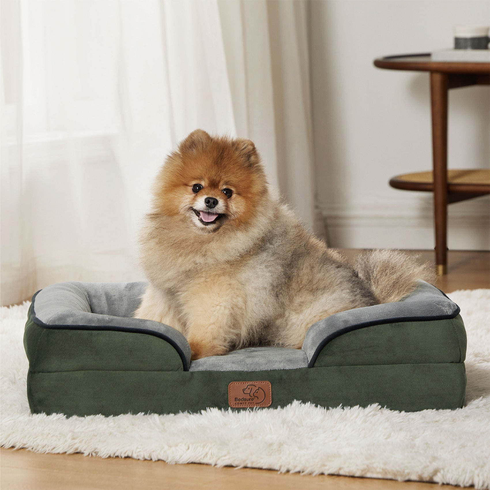 Orthopedic Flannel Dog Sofa