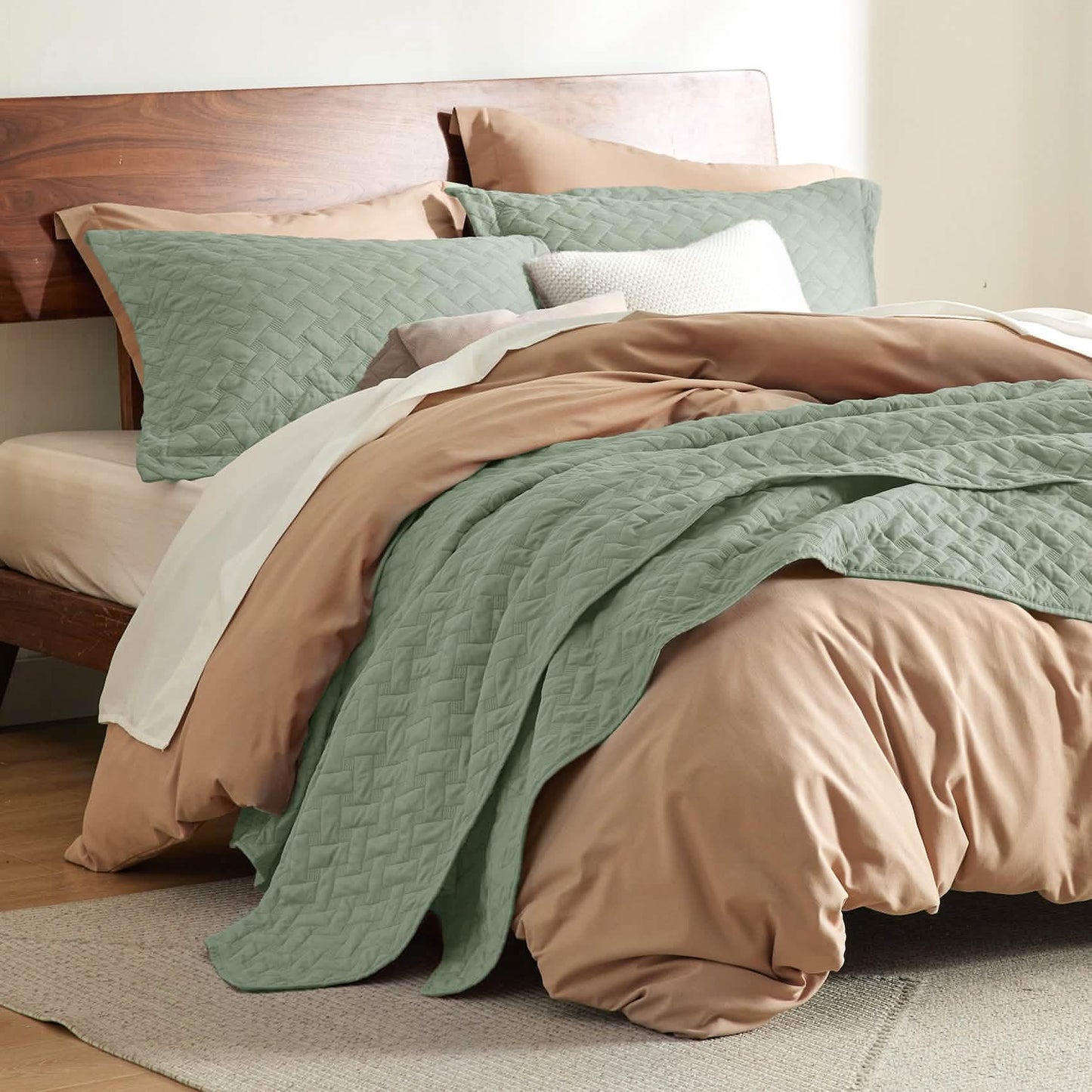 Basket-weave Quilt Set