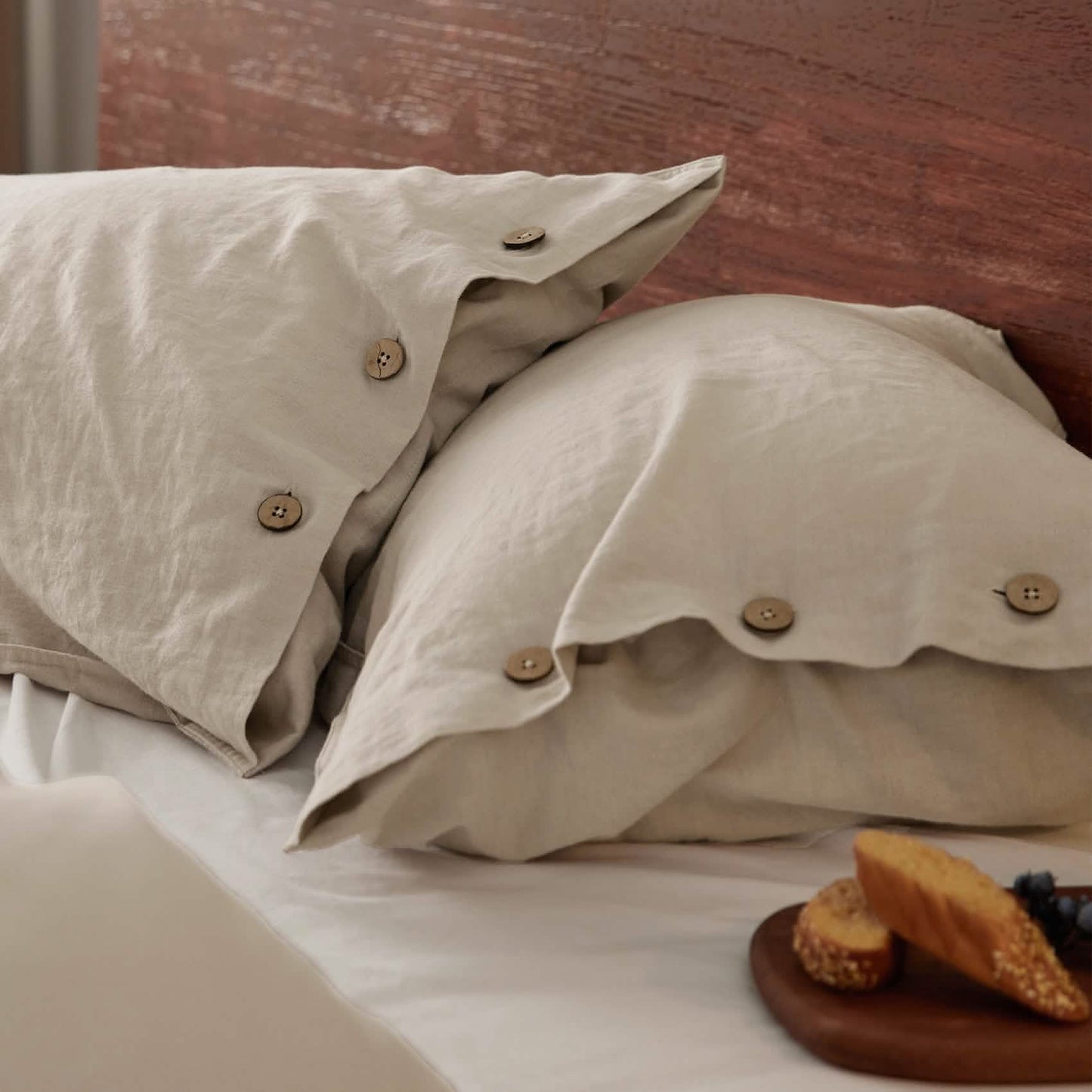 Cotton Linen Hybrid Duvet Cover Set