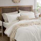 Cotton Waffle Weave Comforter Set